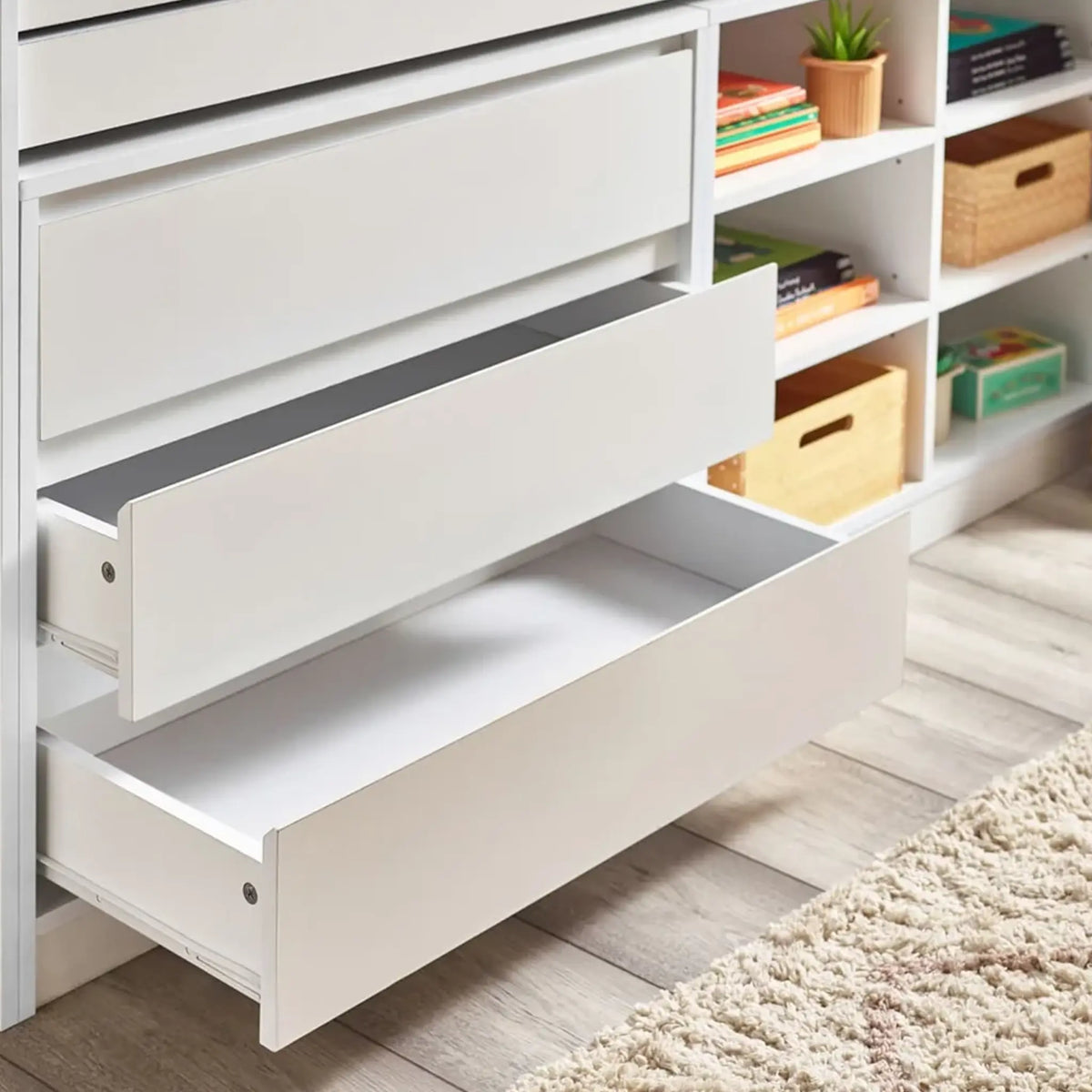 Vespa White Wooden Mid Sleeper Bed