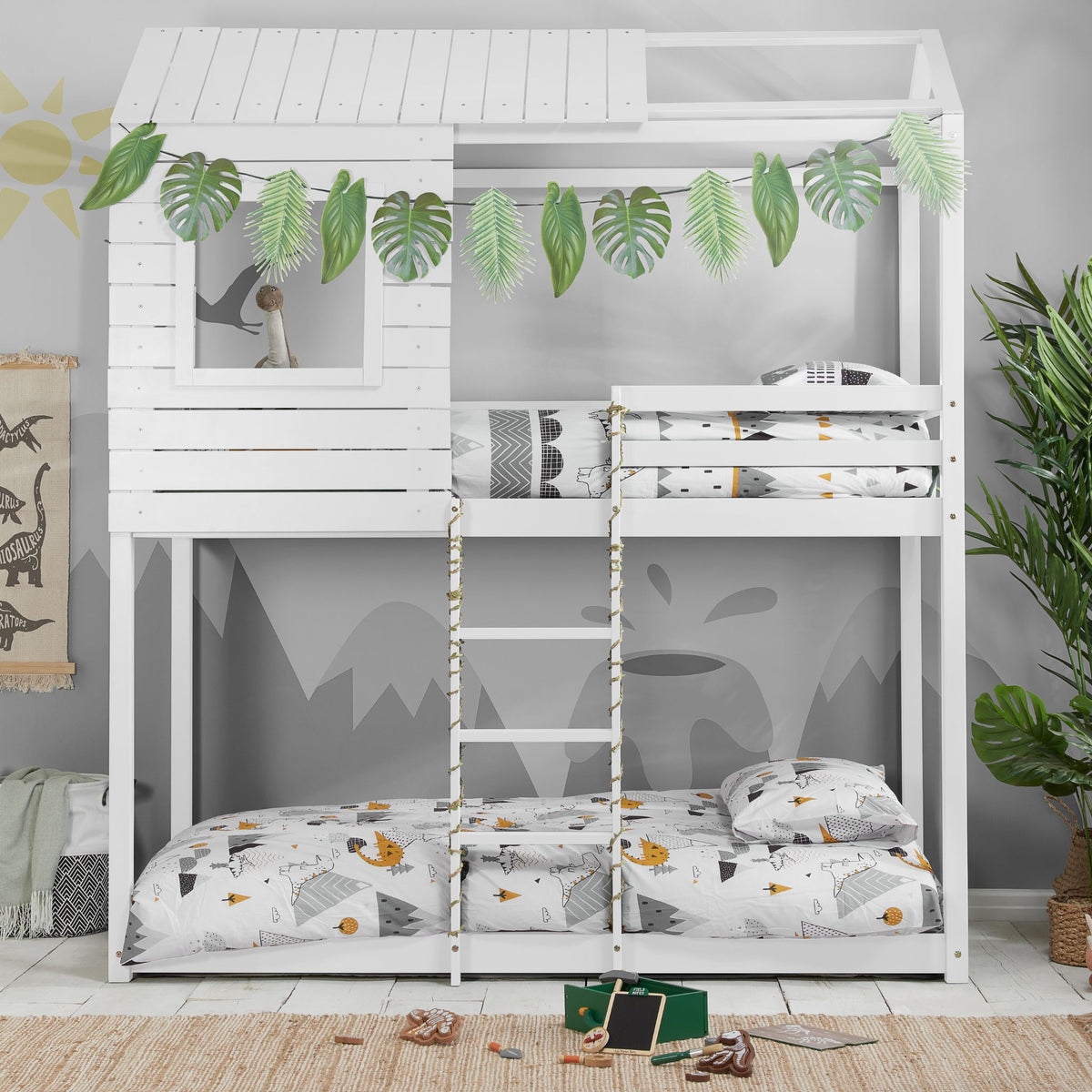 Adventure Bunk Bed White Front