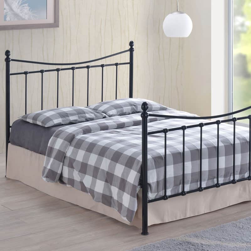 Havana Black Metal Bed Frame