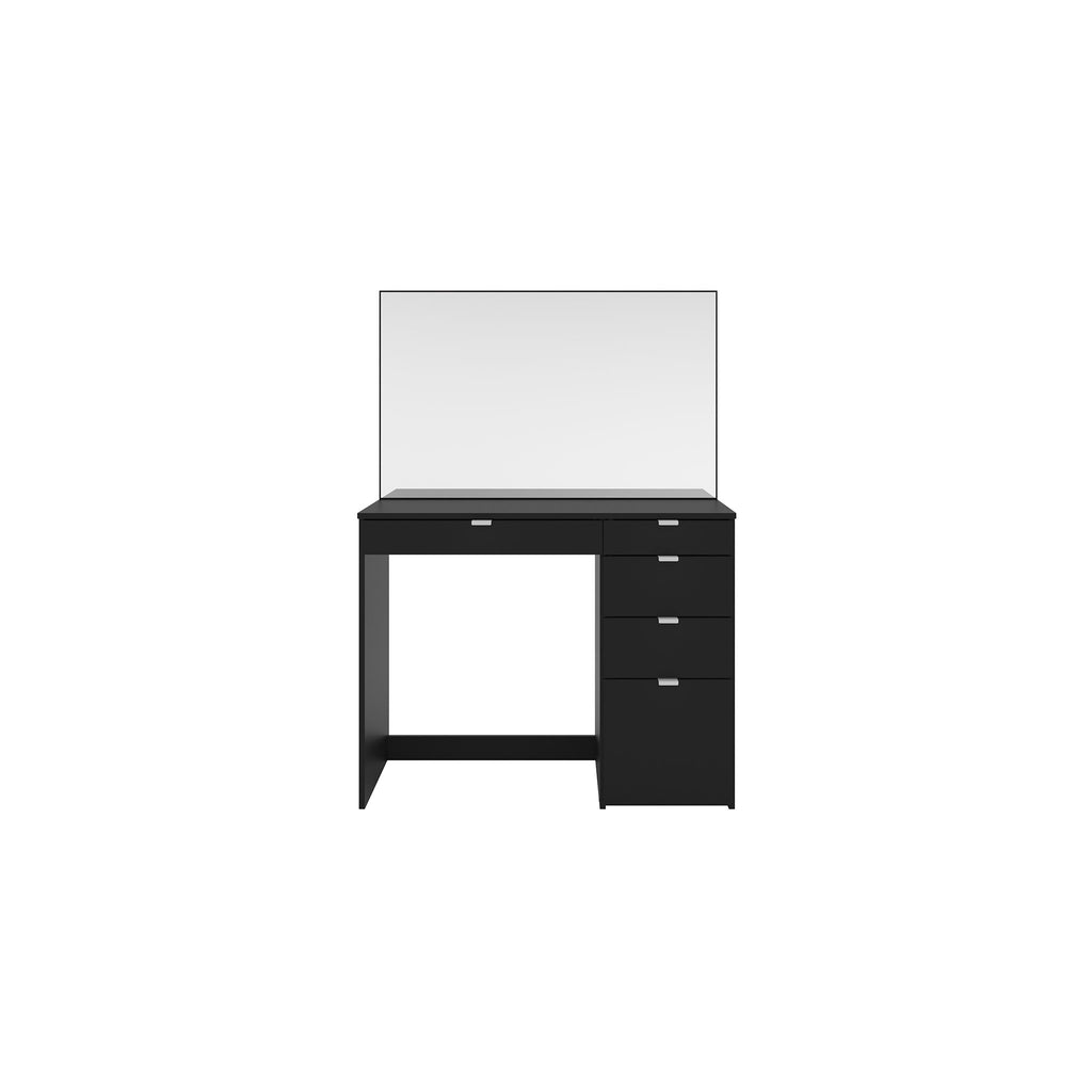 Ava 5 Drawer Dressing Table Black