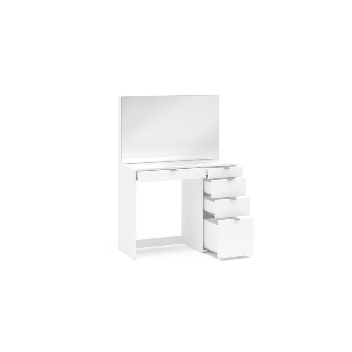 Ava 5 Drawer Dressing Table White