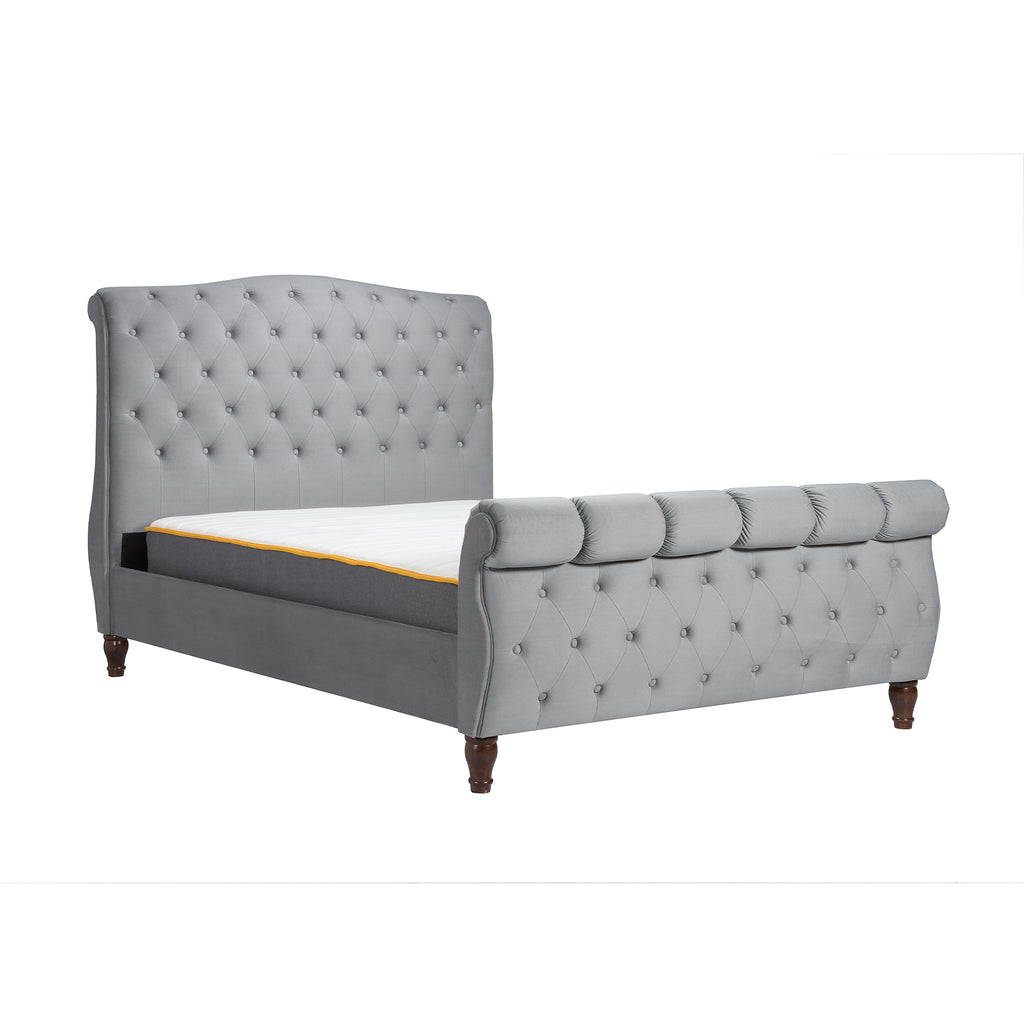 Colorado Grey Fabric Bed Frame