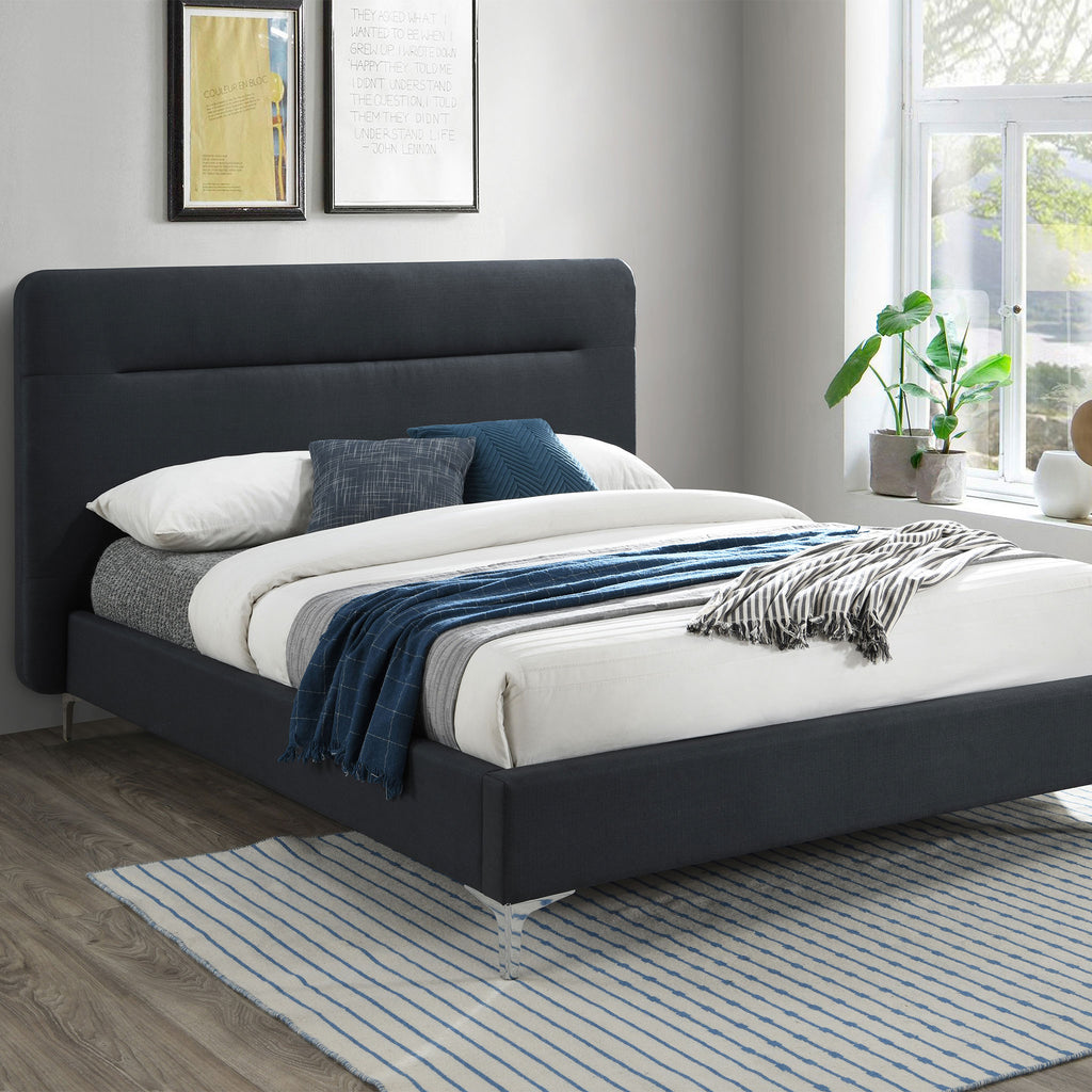 Finn Charcoal Bed