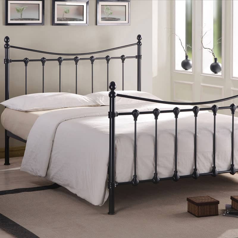 Manila Black Metal Bed Frame