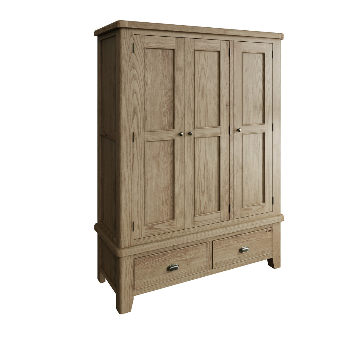 Hatton Oak 3 Door Wardrobe