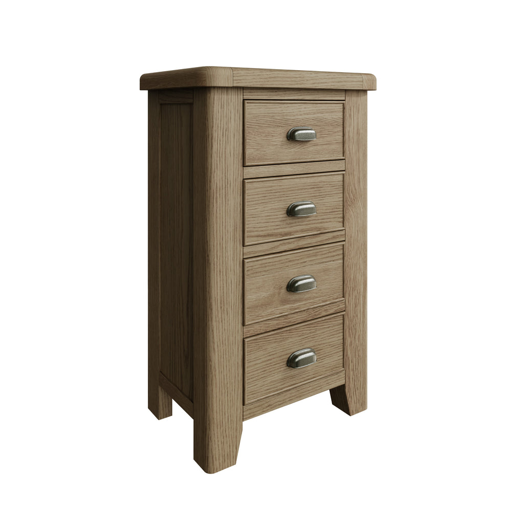 oak chest of drawer side