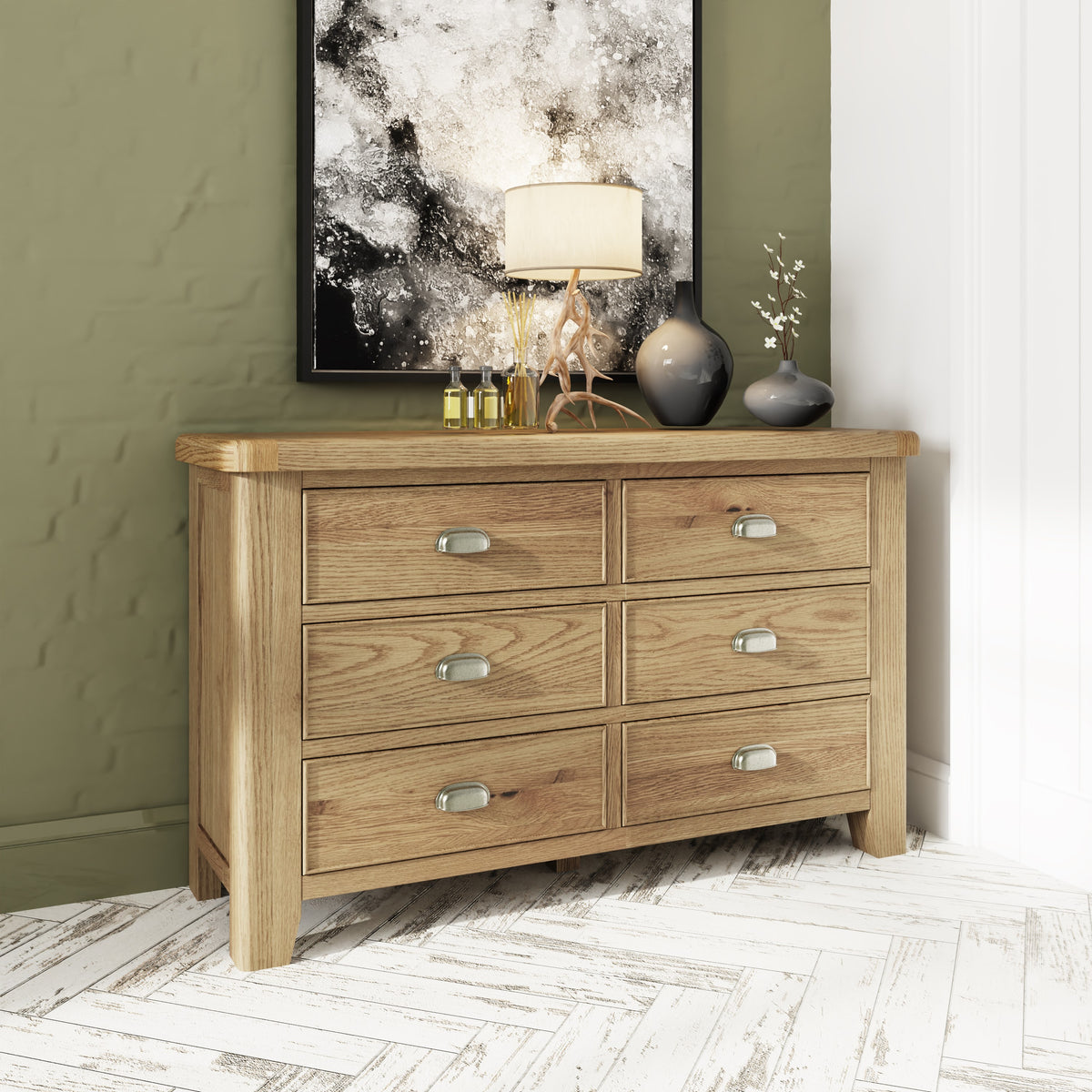 oak chest of drawer