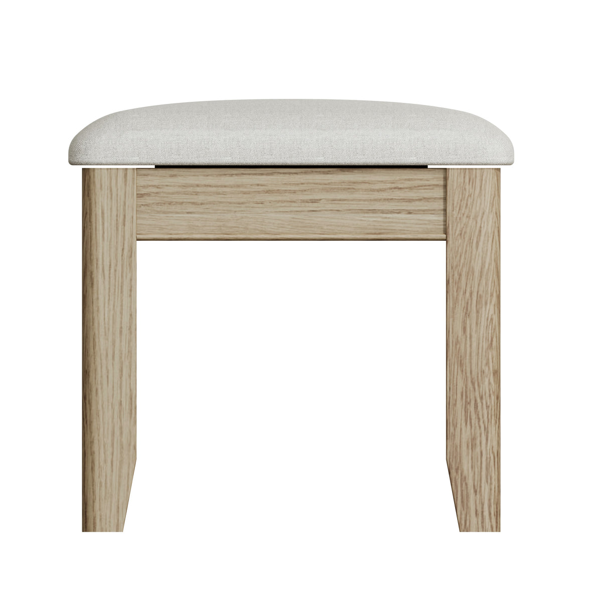 oak stool side
