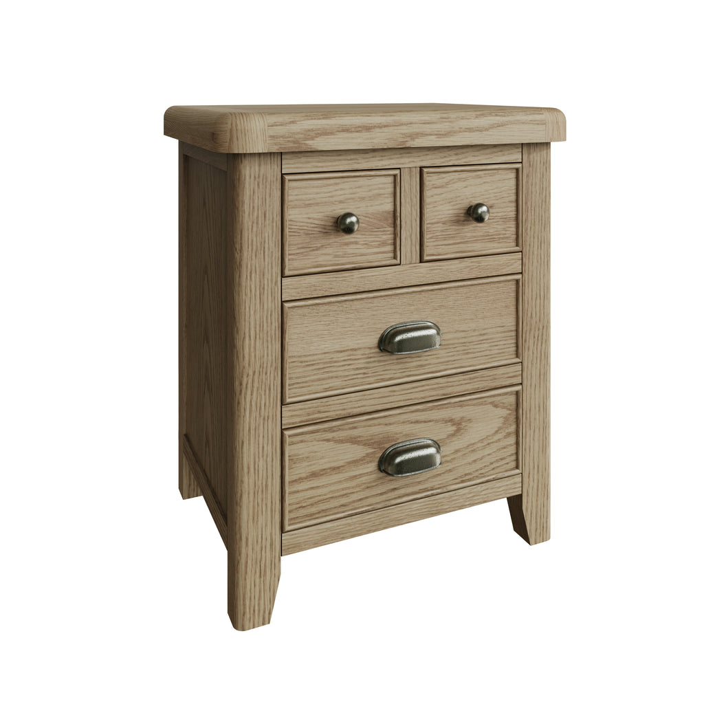 wood bedside table 4 drawer