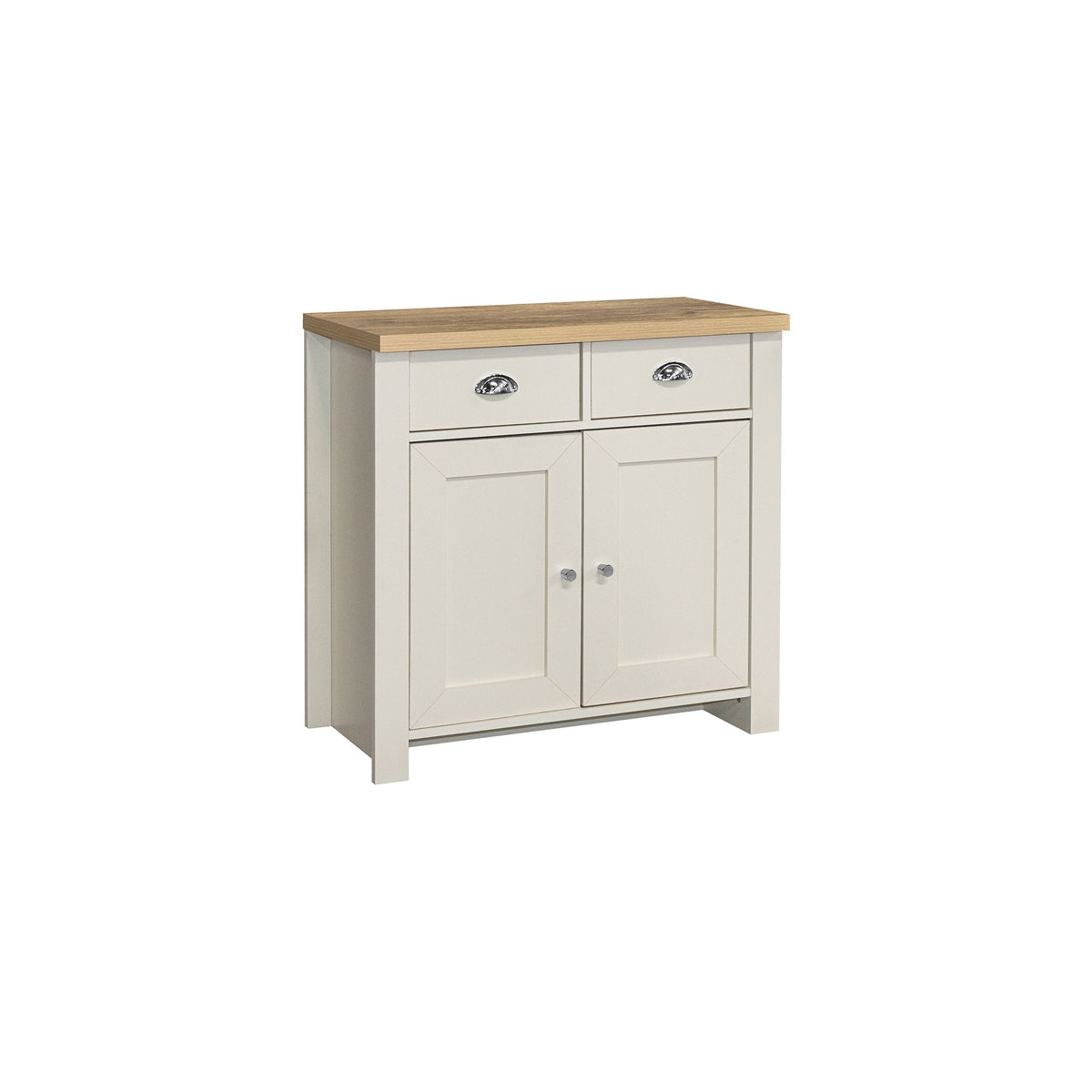 Highgate Cream & Oak 2 Door 2 Drawer Sideboard