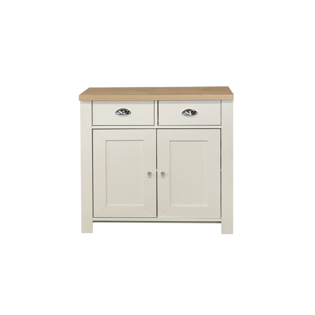 Highgate Cream & Oak 2 Door 2 Drawer Sideboard