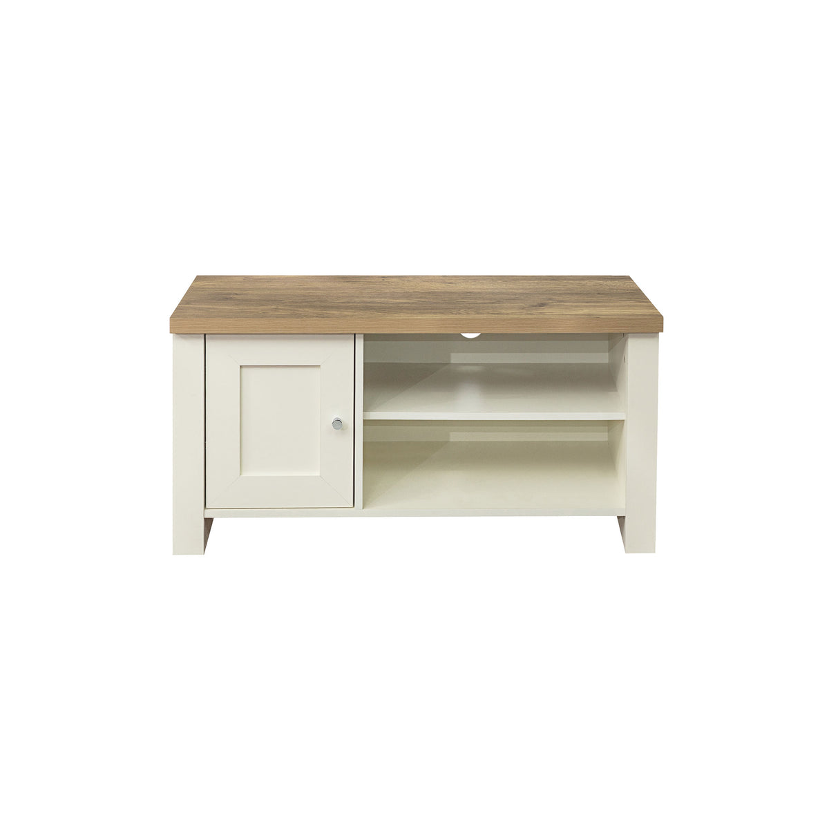 Highgate Cream & Oak Small TV Unit