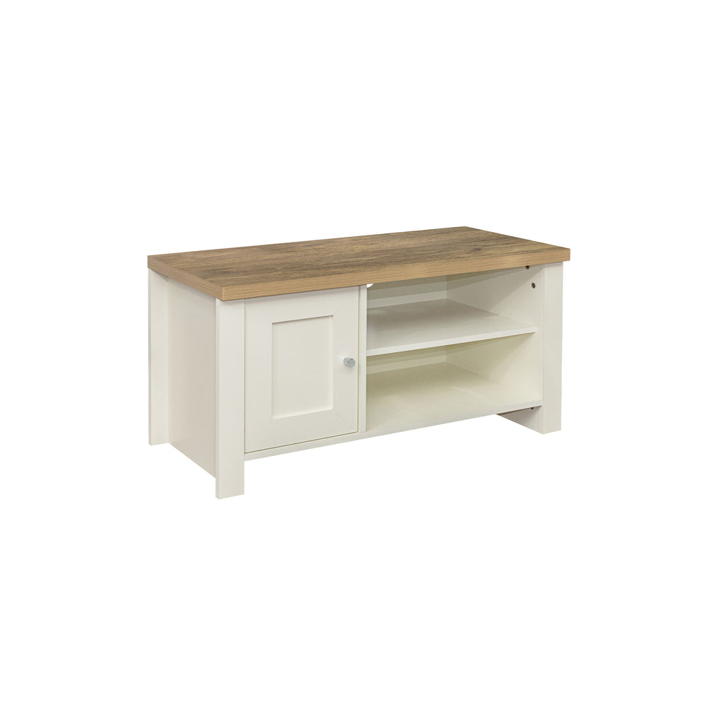 Highgate Cream & Oak Small TV Unit