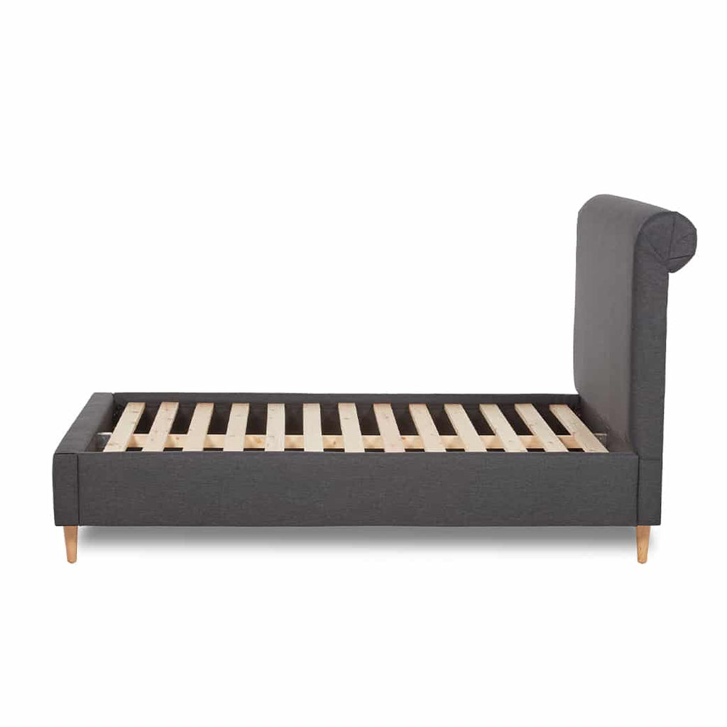Hove Fabric Bed Frame - Marlow Stone