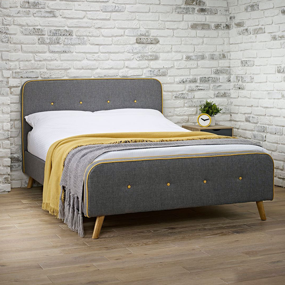 King size elevated on sale bed frame