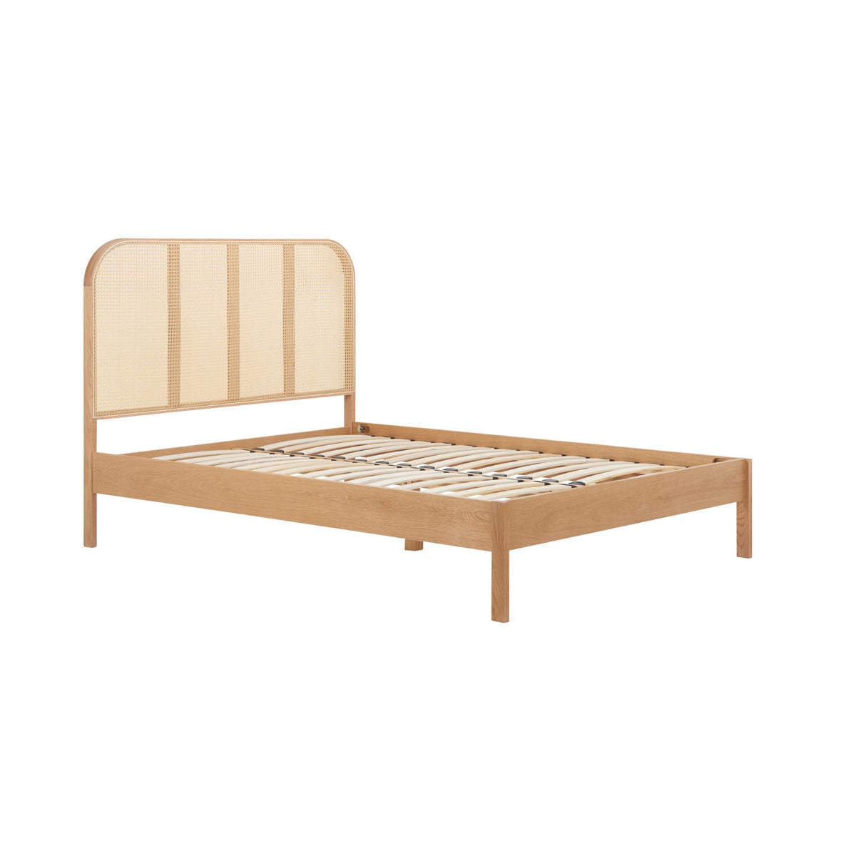 Margot Rattan Bed Oak