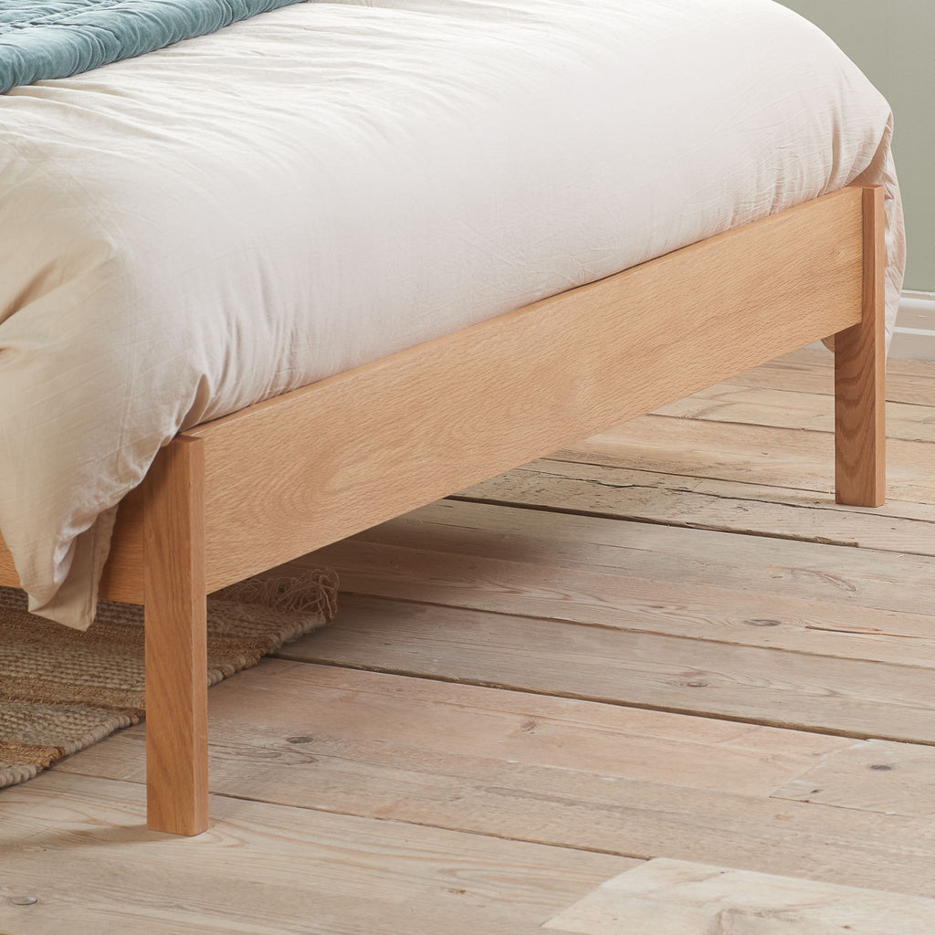 Margot Rattan Bed OAk