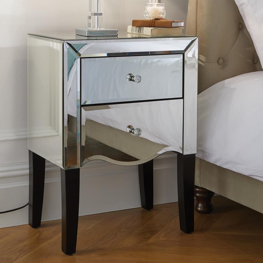 Palermo 2 Drawer Bedside