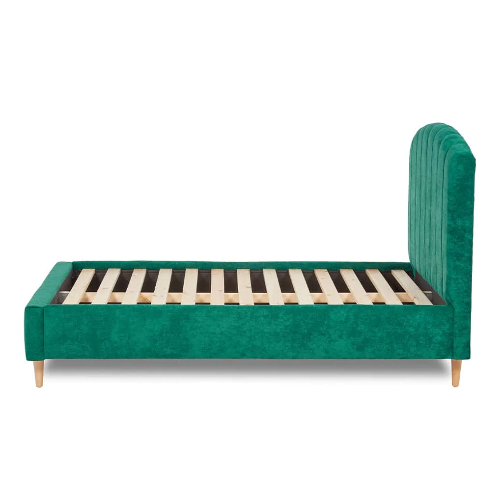 Perth Fabric Bed Frame - Marlow Dove