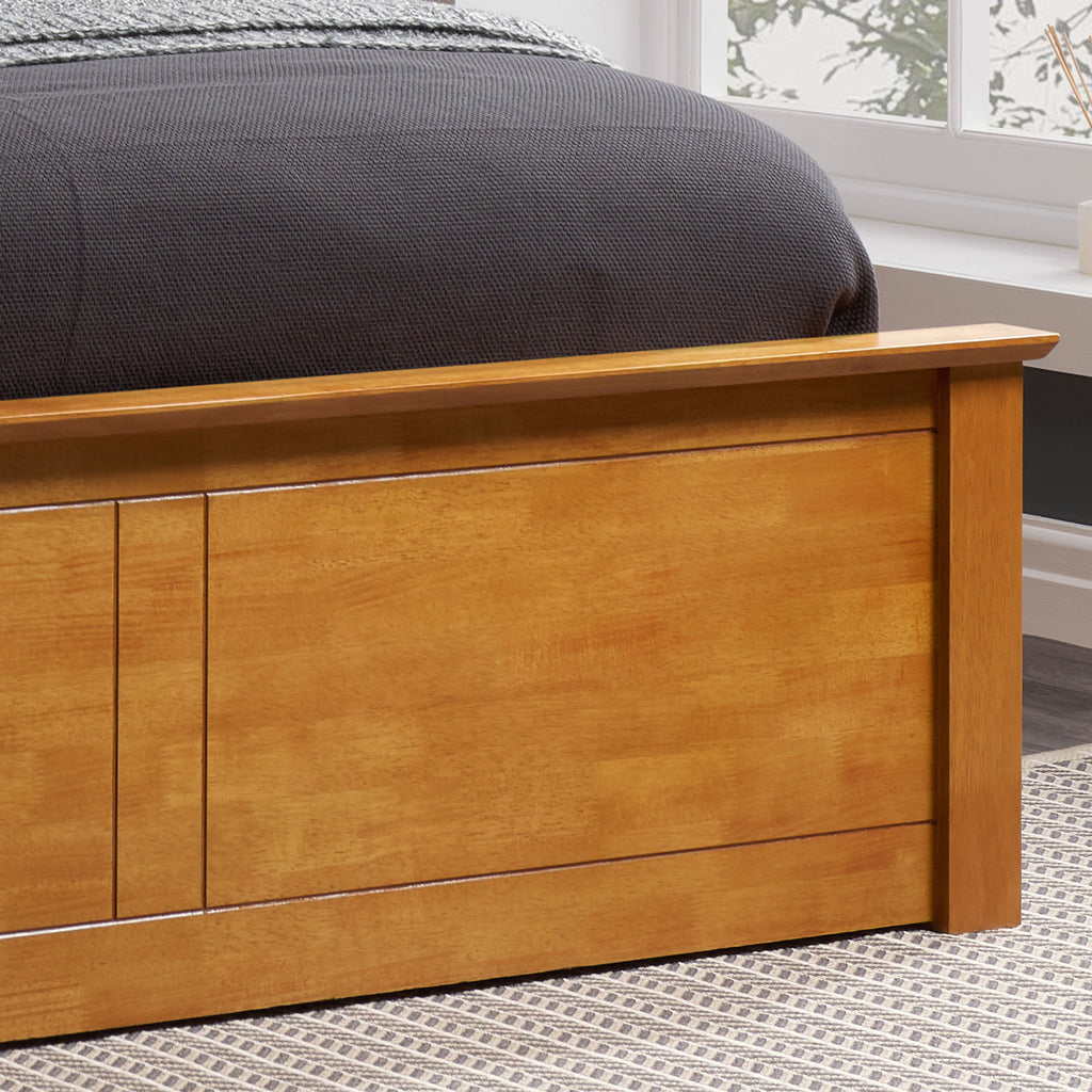 Phoenix Oak Ottoman Bed Frame