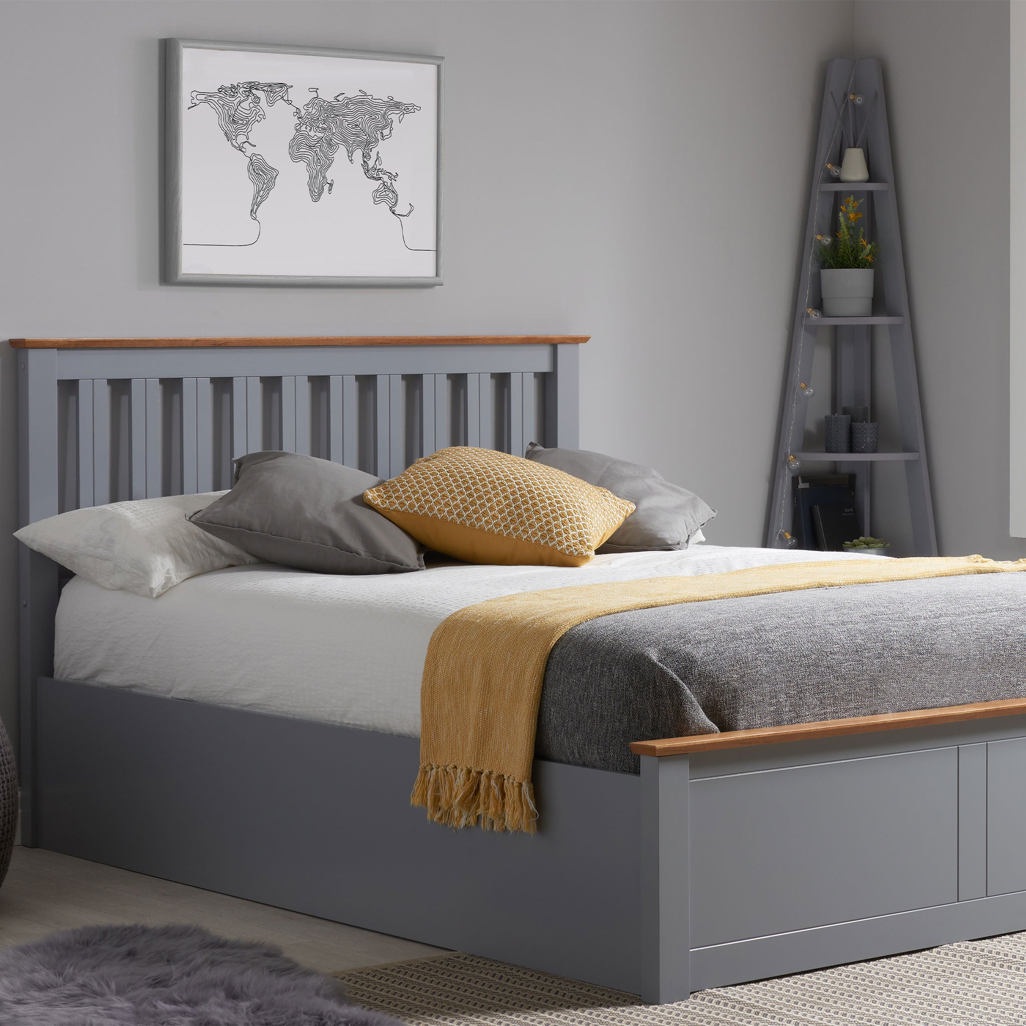 Birlea phoenix pearl grey ottoman bed discount
