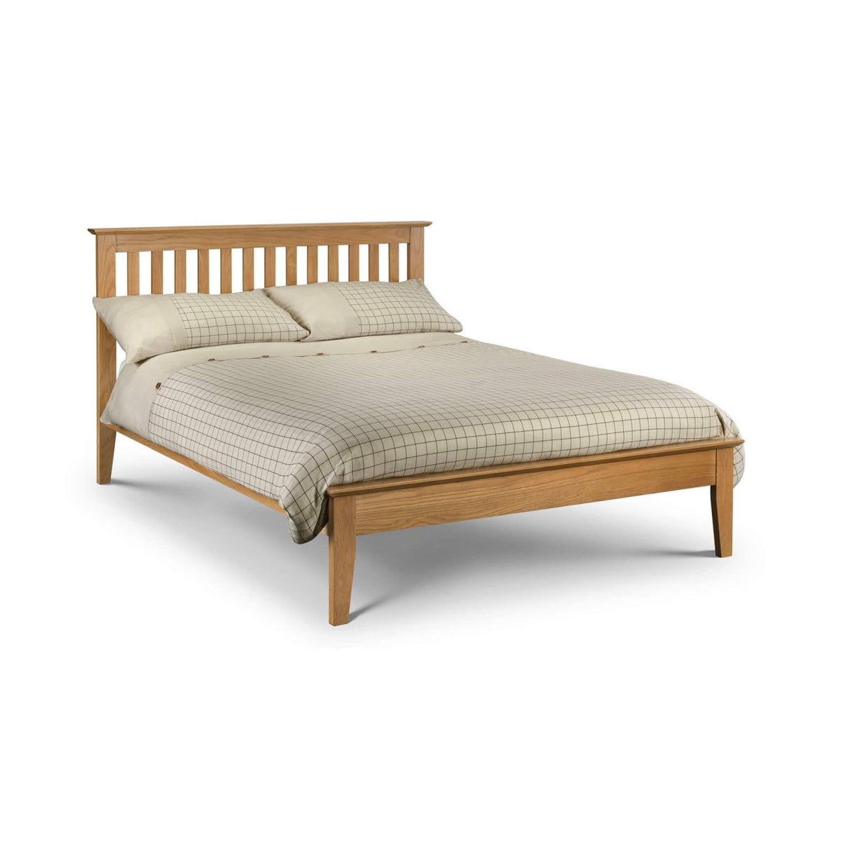 salermo shaker bed oak frame