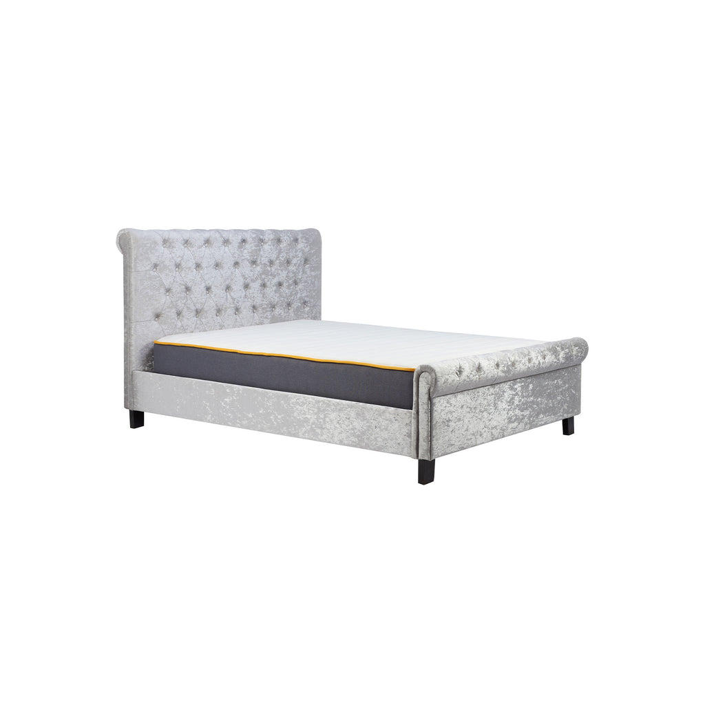 Sienna Grey Ottoman Bed