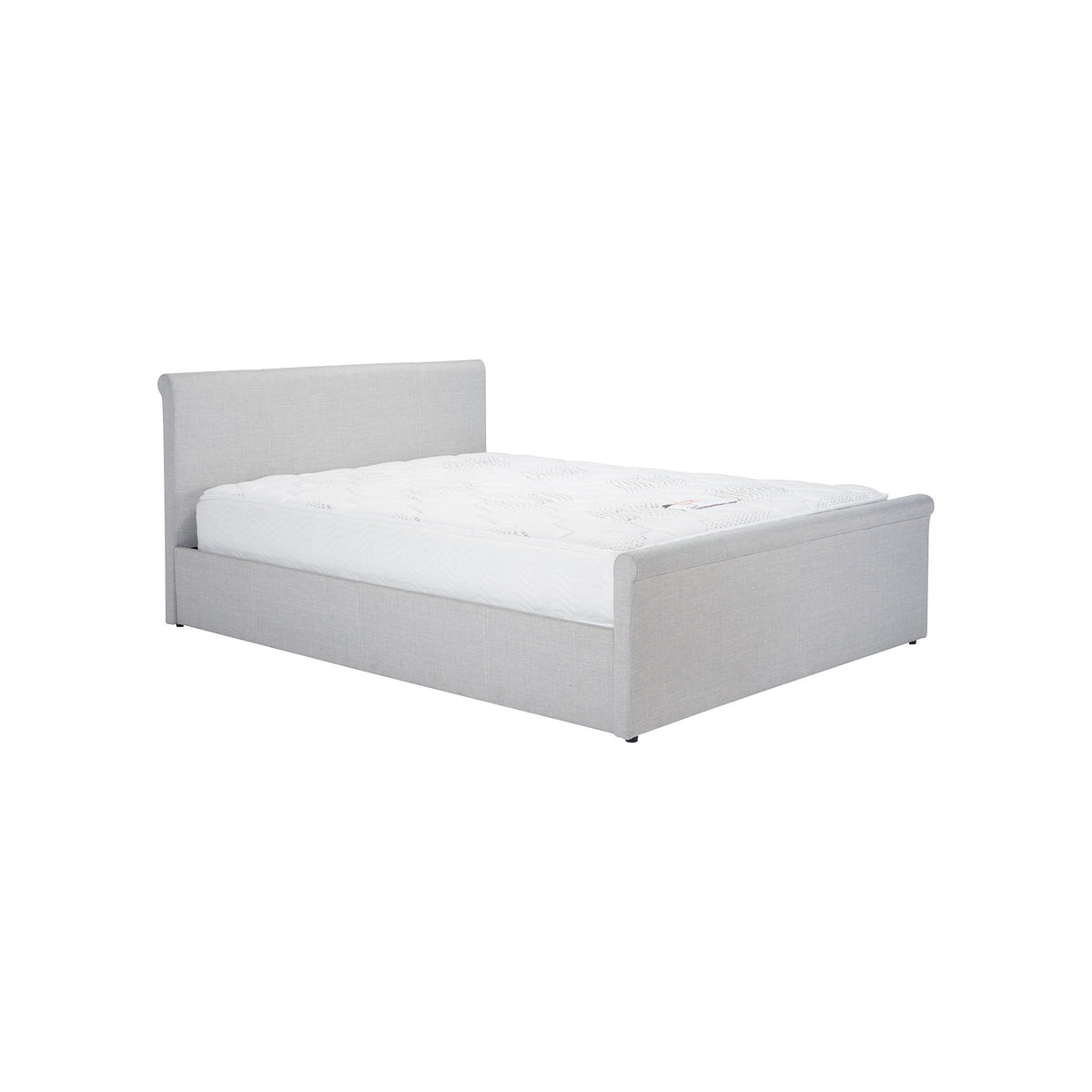 Stratus Grey Side Ottoman Bed Side View