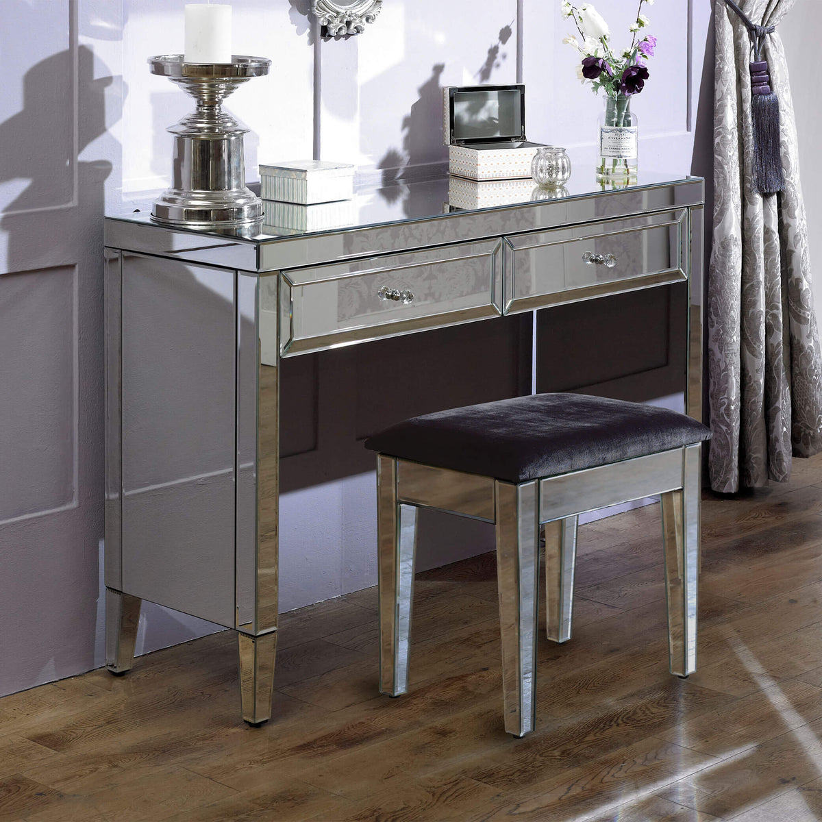 Valencia Mirrored Stool