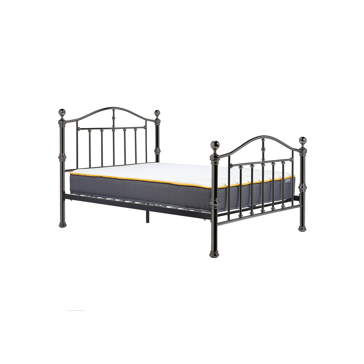 Victoria Black Nickel Metal Bed FrameVictoria Black Nickel Metal Bed Frame Frame