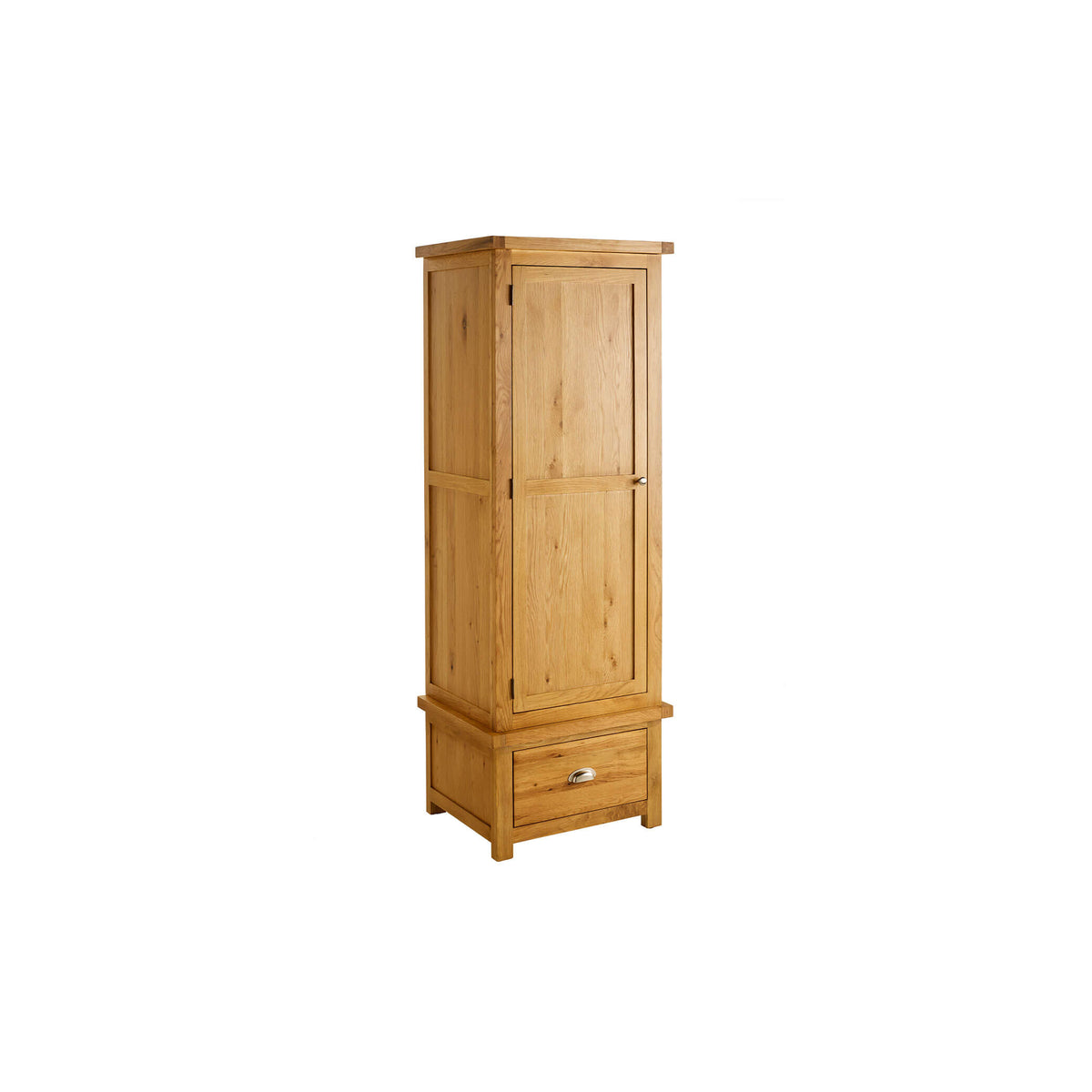 Woburn Oak 1 Door 1 Drawer Wardrobe Side