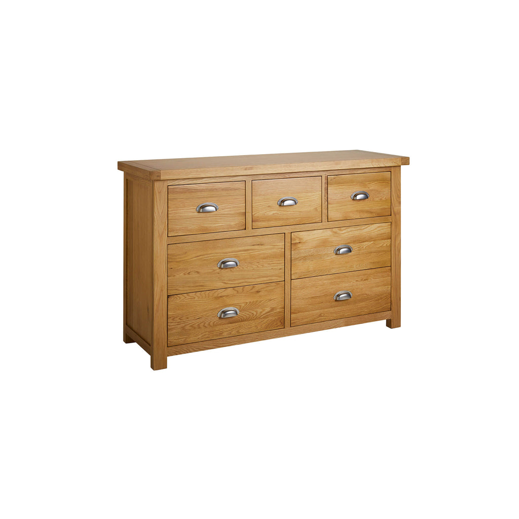 Woburn Oak 4 + 3 Chest Front