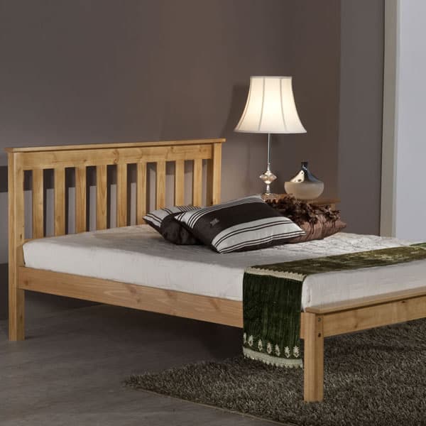 Shaker Rustic Oak Bed Frame